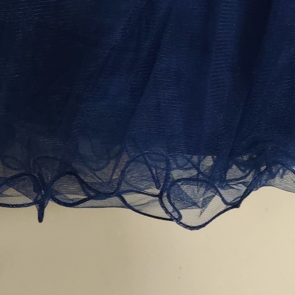 Short Tullle Sequins Homecoming Dress Sarah Bridal Navy 2 - Picture 8 of 10